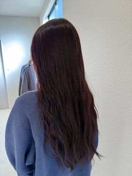 ヨンド(yond) ほんのりピンクブラウン☆#太田#群馬#ミディアムレイヤー