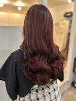 グランディールヘアデザイン(grandir hairdesign)&nbsp;ワインレッド！-Yurika-