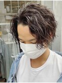 京都センターパートツイストスパイラルパーマッシュツイスパ