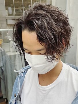 キングオブヘアバイノイズアンドフィフス 京都駅前店(KING of hair by NOISM&fifth) 京都センターパートツイストスパイラルパーマッシュツイスパ