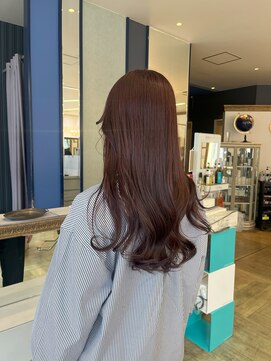 コワファースト 大分(COIFF1RST) 暖色系！パープルブラウンカラー