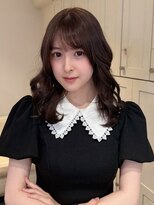 ベレーザ 渋谷(BELEZA)&nbsp;14633黒髪アッシュブラックレイヤーカット韓国風巻きワンカール