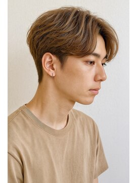 アンドヘアサロン(AND hair salon) 刈り上げセンターパート/束感ニュアンスパーマ/フェザーパーマ