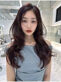 レイヤーカット小顔に見せるヘア/韓国ヘア/髪質改善/福岡/博多