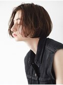 Aラインボブ/ヘルシースタイル/ボブショート/ダークグレージュ