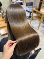 アイノアシェール 西宮(AInoa Cher) 【極上の髪質改善】プレミアムヘアエステ/艶髪/オリーブカラー