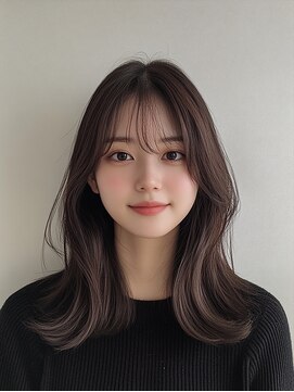 ロディーナ 大口 新子安(rodina) 【学生人気】結べるミディアムレイヤー/韓国/インナーカラー/