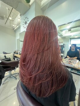 アーサスバイヘッドライト 千葉富士見店(ursus by HEADLIGHT) 赤みピンクなロングレイヤー