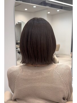 カノイ 銀座中央通り(KANOI) クビレボブ+マロンカラー:)