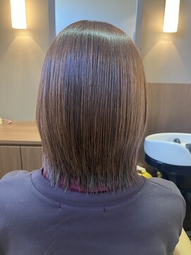 大人可愛いヘルシーミディアムスタイル30代40代50代60代