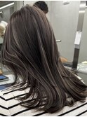 ダブルカラーケアブリーチハイライトバレイヤージュ白髪染め