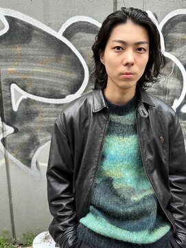 オムデュー(HOMME DEUX) 【YUKI】波巻きパーマ×ミディアム