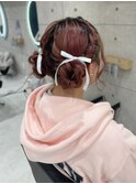 ツインお団子/心斎橋ヘアセット
