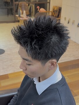 イエローコーン 金沢文庫店(YELLOW CORN) スパイキーショート/メンズショート/短髪