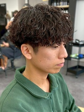 リットバイフィフス 甲南店(Lit. by fifth) マッシュ メンズショート スパイラルパーマ メンズパーマ 20代