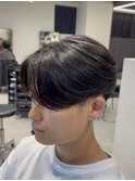 MEN'S HAIR/刈り上げセンターパート