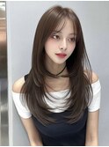 レイヤーカットハイレイヤー顔周りカット韓国風レイヤー髪質改善