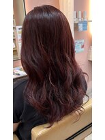 スリーバイエイム(03 eim)&nbsp;艶感ボルドー＊大人の秋カラー