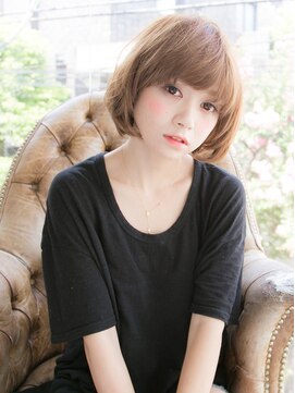 リリアン 表参道(relian) ベージュカラーが似合うボブスタイル