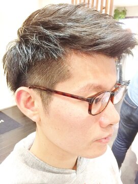 オムヘアーバイグルーマーズ(HOMME HAIR by GROOMER/S) 大人の無造作アクティブショート【水道橋メンズサロン】
