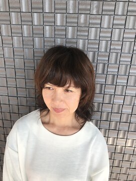 ルシード スタイル レクラ 栄生店(L'UCIDO STYLE L'eclat) くせ毛風パーマウルフ