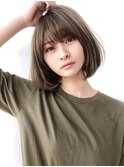 【GARDEN川谷】20代30代大人可愛い小顔ボブ×グレージュ