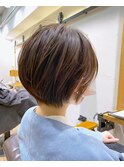 絶壁解消!大人ひし形ショートボブ/30代/40代【中村】
