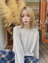 ルービック バランス 天王寺(Rubik's×Balance) カット+ブリーチ/ハイトーンウルフ