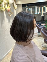 エクリ シセイドウ 麻布十番店(equri×SHISEIDO)&nbsp;乾かすだけでまとまる！やわらかボブ♪