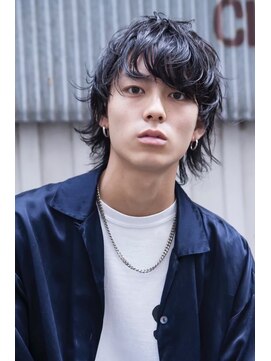 メゾンバイハバナ(maison by HAVANA) メンズビジネスツーブロックアップバング束感ショートマッシュ