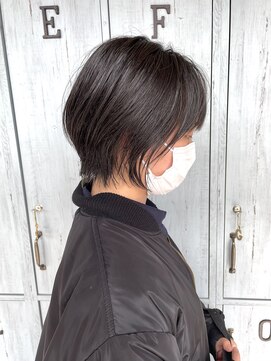 ギフト ヘアー サロン(gift hair salon) 【縮毛くびれショートボブ】原口健伸