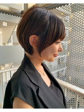 ロンドブルーム 天神大名店(Lond Bloom) 横顔美人ショート/大人かわいいショートボブ