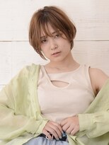 ロアー ヘアー マックイーン 流山おおたかの森店(RAWR hair McQueen)&nbsp;【RAWR】ひし形_くびれショート_シースルーバング