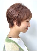30代40代大人女性/前髪なしショートボブ/ショートヘア/髪質改善