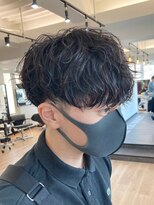 ローウェ バイ フィフス 立川メンズサロン(Louwe by fifth)&nbsp;ツイストスパイラルパーママッシュメンズパーマ波巻きパーマ