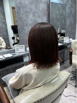 フォンド 津田沼(fond.) 斜めバング/グレージュカラー/シルキーベージュ/津田沼駅