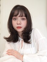 オブヘアーギンザ(Of HAIR GINZA) 大人可愛いくびレイヤーおろし流しシースルーバング小顔カット