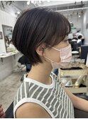 ショートの襟足