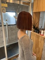 エルド(eld) 外国人風ボブ　40 50代 ハイトーンカラー