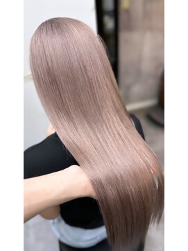 ラフ(LAFF) 【ブリーチで作るまろやかトーンの落ち着きベージュカラー】