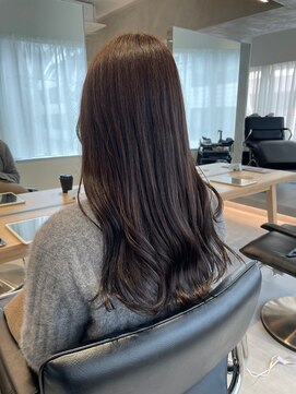 ガリカ 渋谷(Gallica) <小岩井美希>ブリーチなしダブルカラーオリーブグレージュ