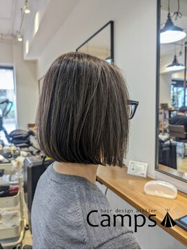 ヘアデザインアトリエ キャンプス(hair design atelier Camps) シンプルボブ