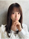 【222澤口】レイヤーロング×グレージュカラー