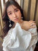 スリーバイベルベット(THREE...by velvet)&nbsp;ダブルカラー♪ブリーチなしカラー顔まわりカット