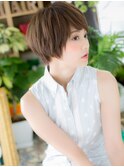 大人可愛いくすみカラーショートマッシュh3戸田公園20代30代40代