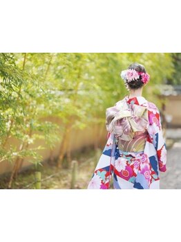 【成人式前撮り予約受付中】大切な日の着付けはNeocoCOにお任せ★プロカメラマン撮影同行プランもあり＊