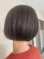 ヘアサロン アプリ(hair salon APPLI)&nbsp;切りっぱなしキュートなミニボブ☆