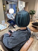 ヘアポケット スタイル店(HAIR POCKET) スッキリボブ×アンブレラカラー