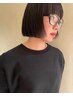 【梅雨対策//髪質改善/縮毛矯正】酸性ストレート+カット￥14300/薬院大通/薬院