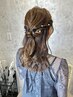 【結婚式の前に☆hairSet】編みおろしorアップスタイル￥6600 ハーフup￥6050